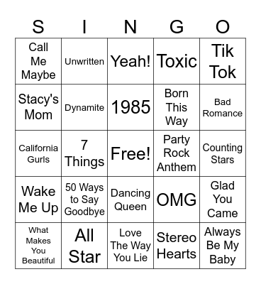 Brookhaven Free Library Bingo Card