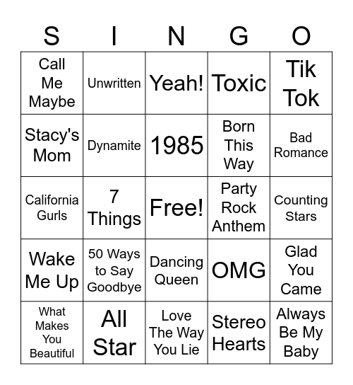 Brookhaven Free Library Bingo Card