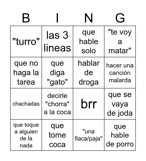 gabingo x Bingo Card