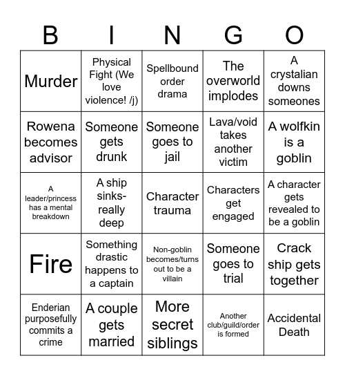 PSMP Summer Bingo Card