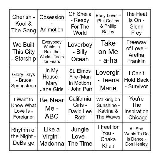 Happy Birthday Matt! Bingo Card