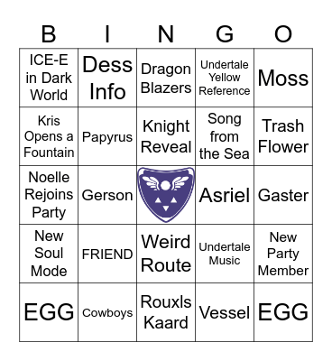 D E L T A  R U N E Bingo Card