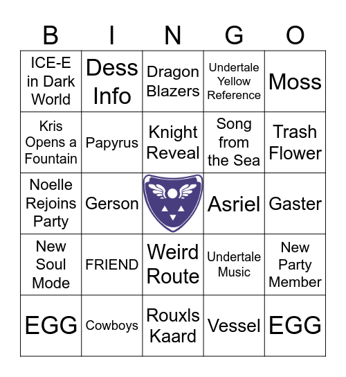 D E L T A  R U N E Bingo Card