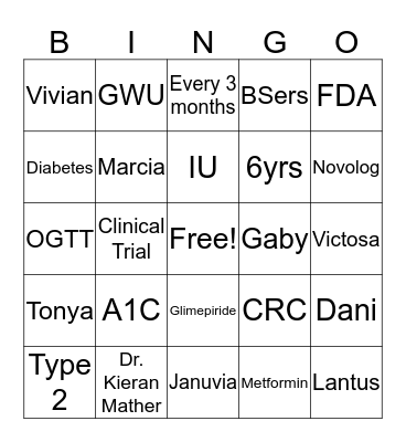 GRADE BINGO Card