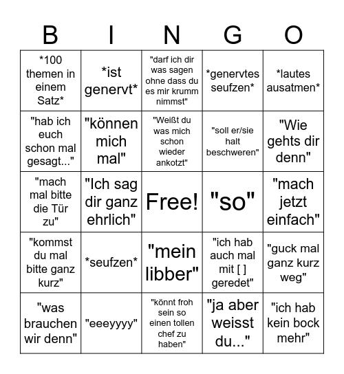 Paulo Bingo Card