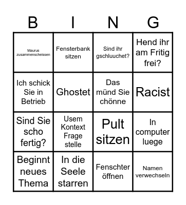 Brainrot Bingo Card