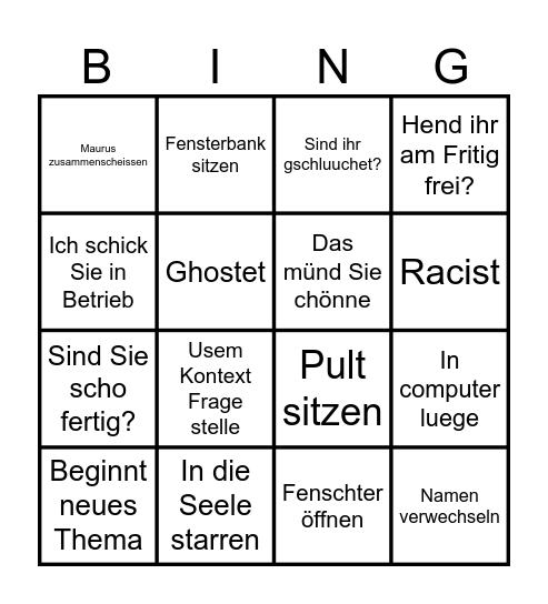 Brainrot Bingo Card