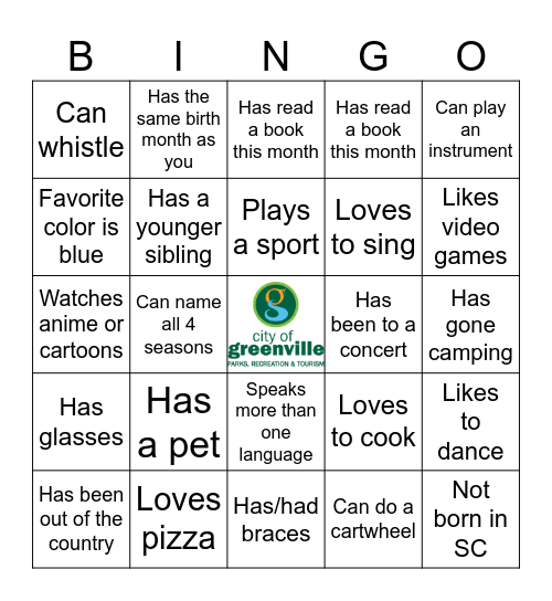 Icebreaker Bingo: Find Someone Who Bingo Card