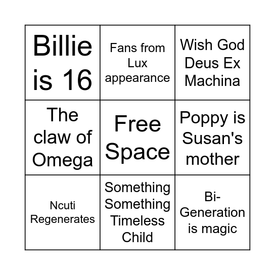 The Reality War Bingo/Shot card Bingo Card