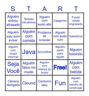 Momento Fun Bingo Card