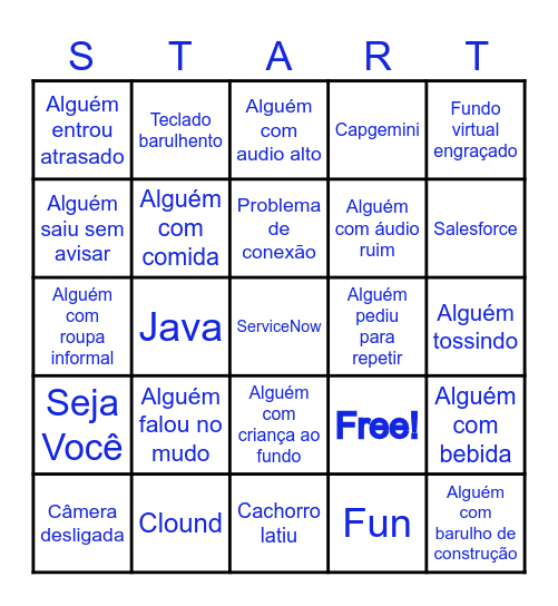 Momento Fun Bingo Card