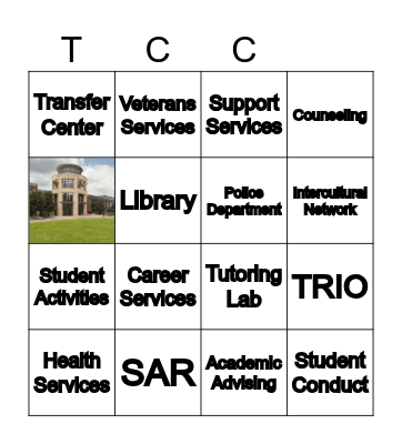 Resource Bingo Card