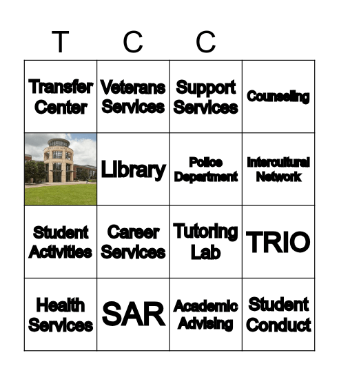 Resource Bingo Card
