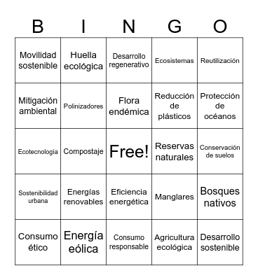 ECO-BINGO Card