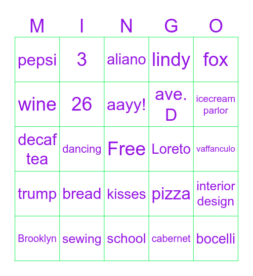 HAPPY  90th BIRTHDAY!! Bingo Card