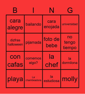 MIKAAAA Bingo Card