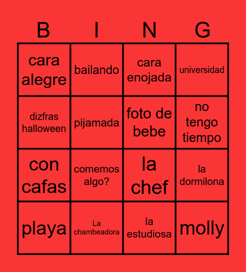 MIKAAAA Bingo Card