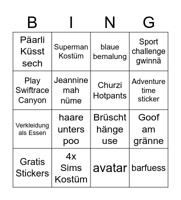 Faba 2025 Bingo Card