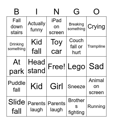 Funny Bingo Card