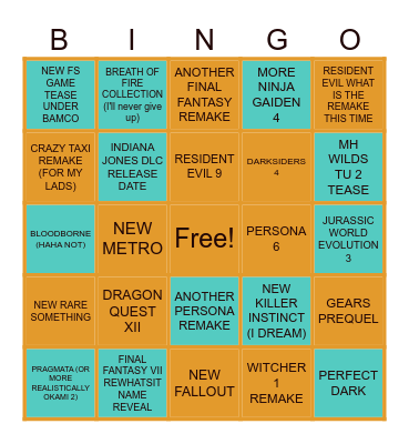 DORITOS GAME FEST 2025 Bingo Card