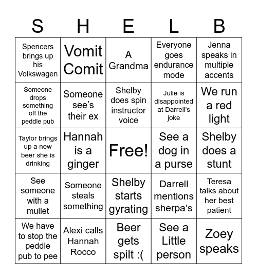 Happy Birthday!! Bingo Card