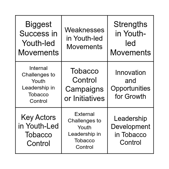 Ascend_bingo 1 Bingo Card