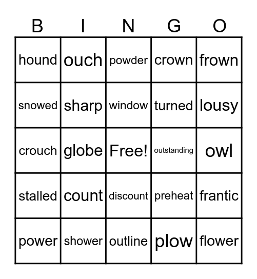 FUNdations 2 Bingo Card
