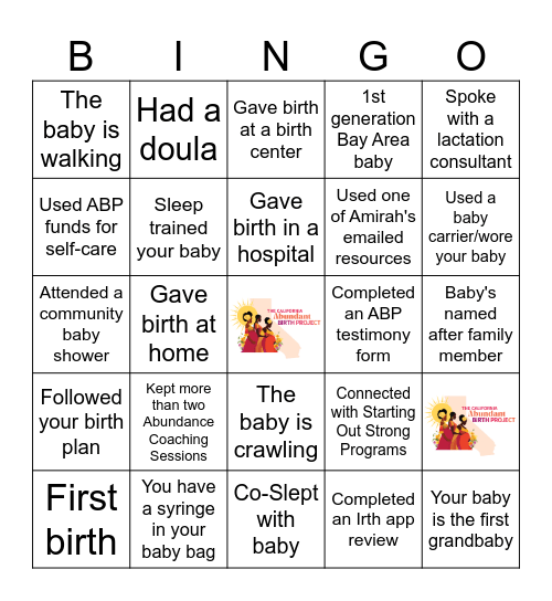 ABP Bingo Card