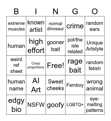 /image bingo Card