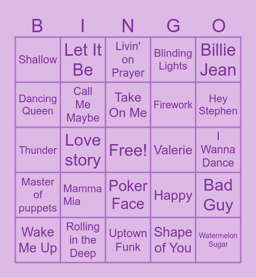 verdens kuleste bingo Card