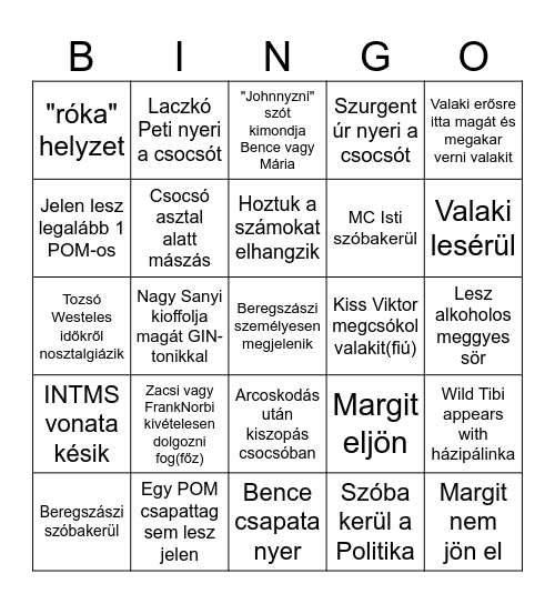 2025 DXC Sportnap Bingo Card