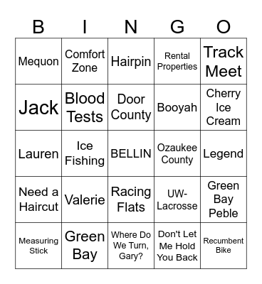 John Bingo Card