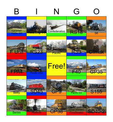 Rails Canada Bingo Card