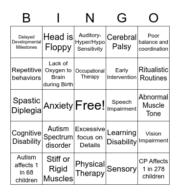 A Day in the Life of Meagan Bingo Card