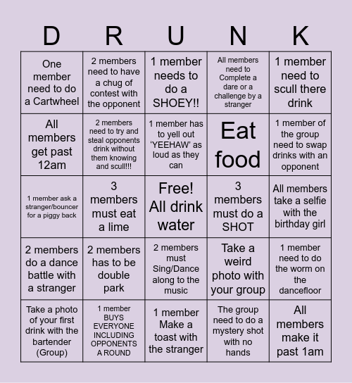 Messed up BINGO 😆 Bingo Card