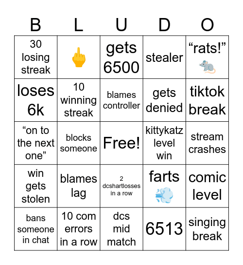 iscam 24h stream Bingo Card