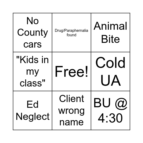 CP BINGO Card