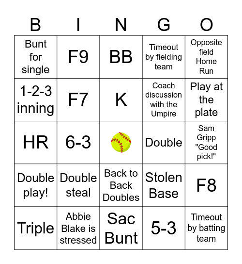IHS 2025 🥎 Bingo Card