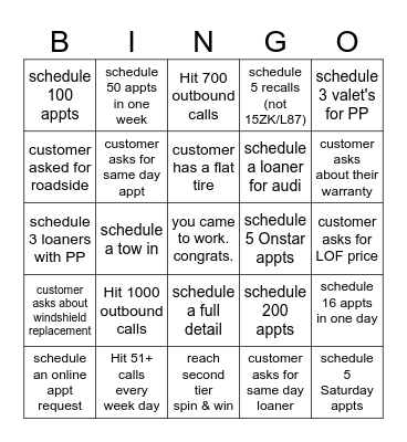 JUNE BINGO Card