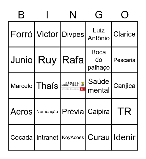 ARRAIÁ DA DIGESP Bingo Card