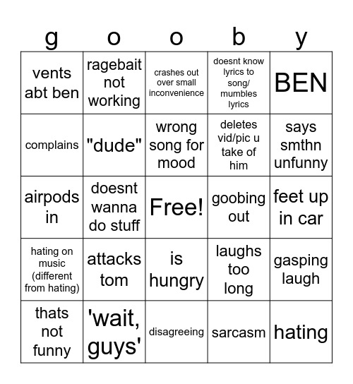 goobingo Card