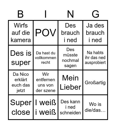 ÖPA Bullshit-Bingo Card
