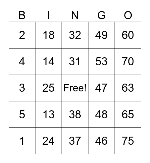 MIGUELITO/CALIX Bingo Card