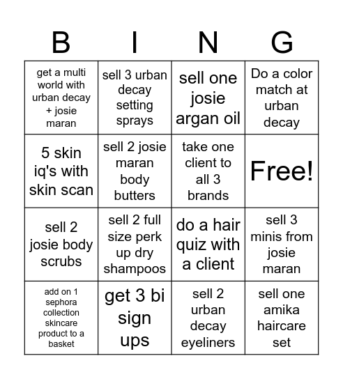 PLAZA 580 BINGO! Bingo Card