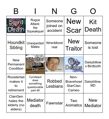 GalaxyClan Y27 Bingo Card