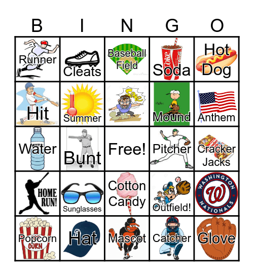 Baseball Bingo 2025 Bingo Card