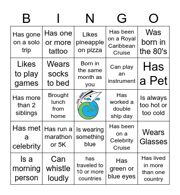 CPD Bingo Card