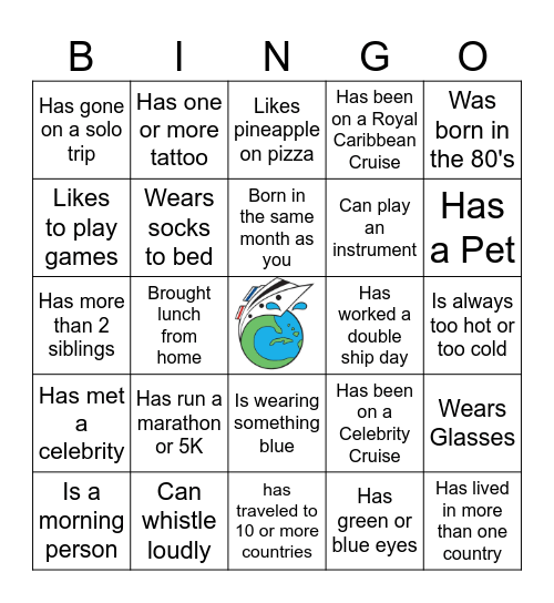 CPD Bingo Card