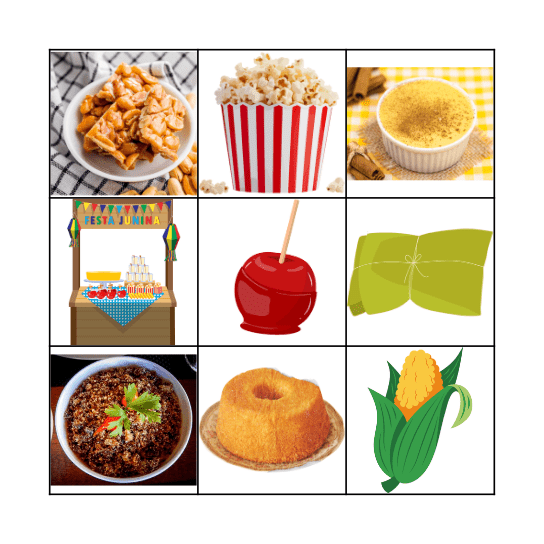 June Festival Bingo Card