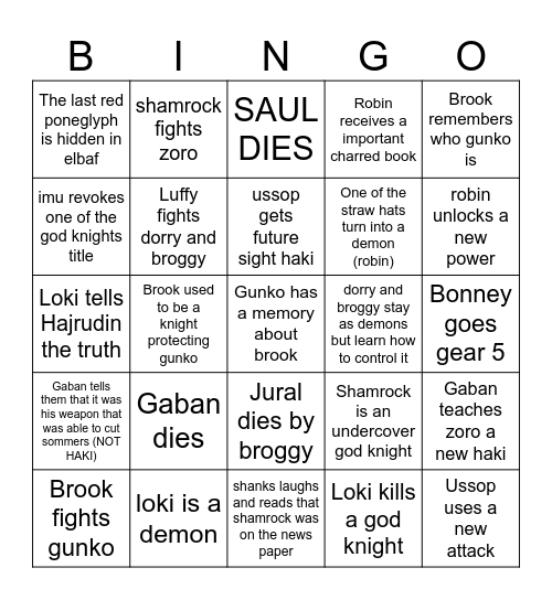 ABE ELBAF Bingo Card